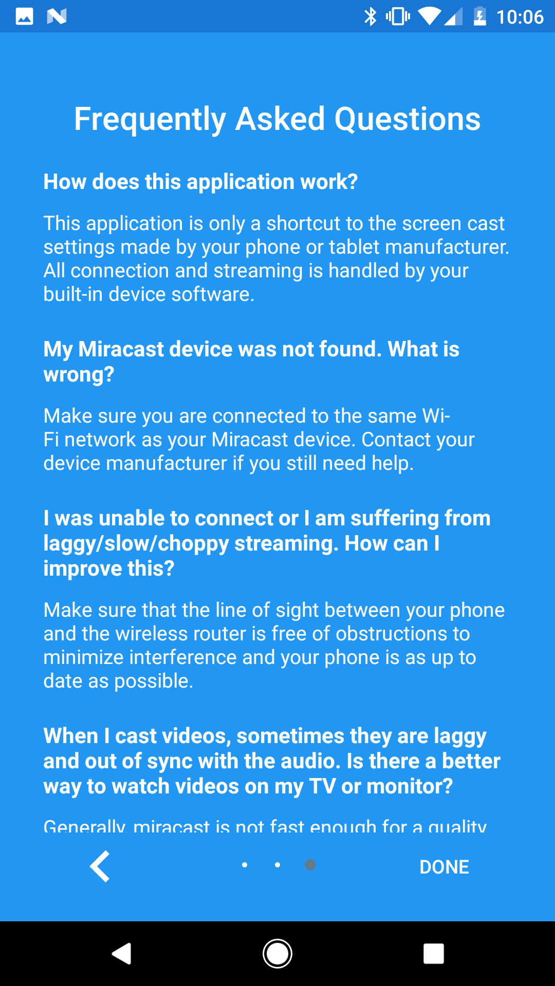 اسکرین شات 6 برنامه Miracast Screen Sharing/Mirror