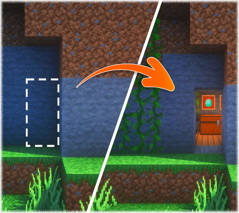 اسکرین شات 3 برنامه Camouflage Doors Mod for PE