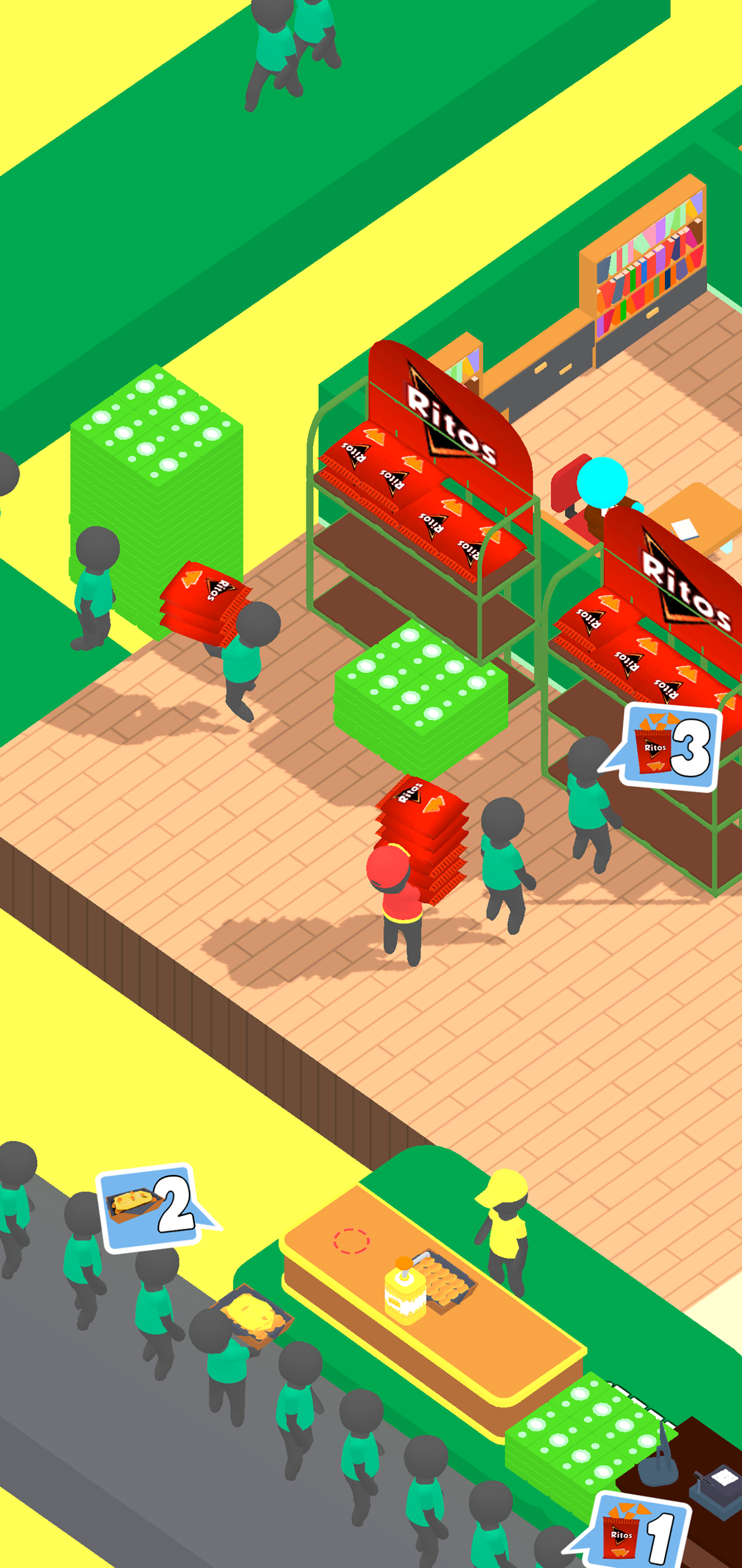 اسکرین شات 4 بازی Chips Factory - Tycoon Game