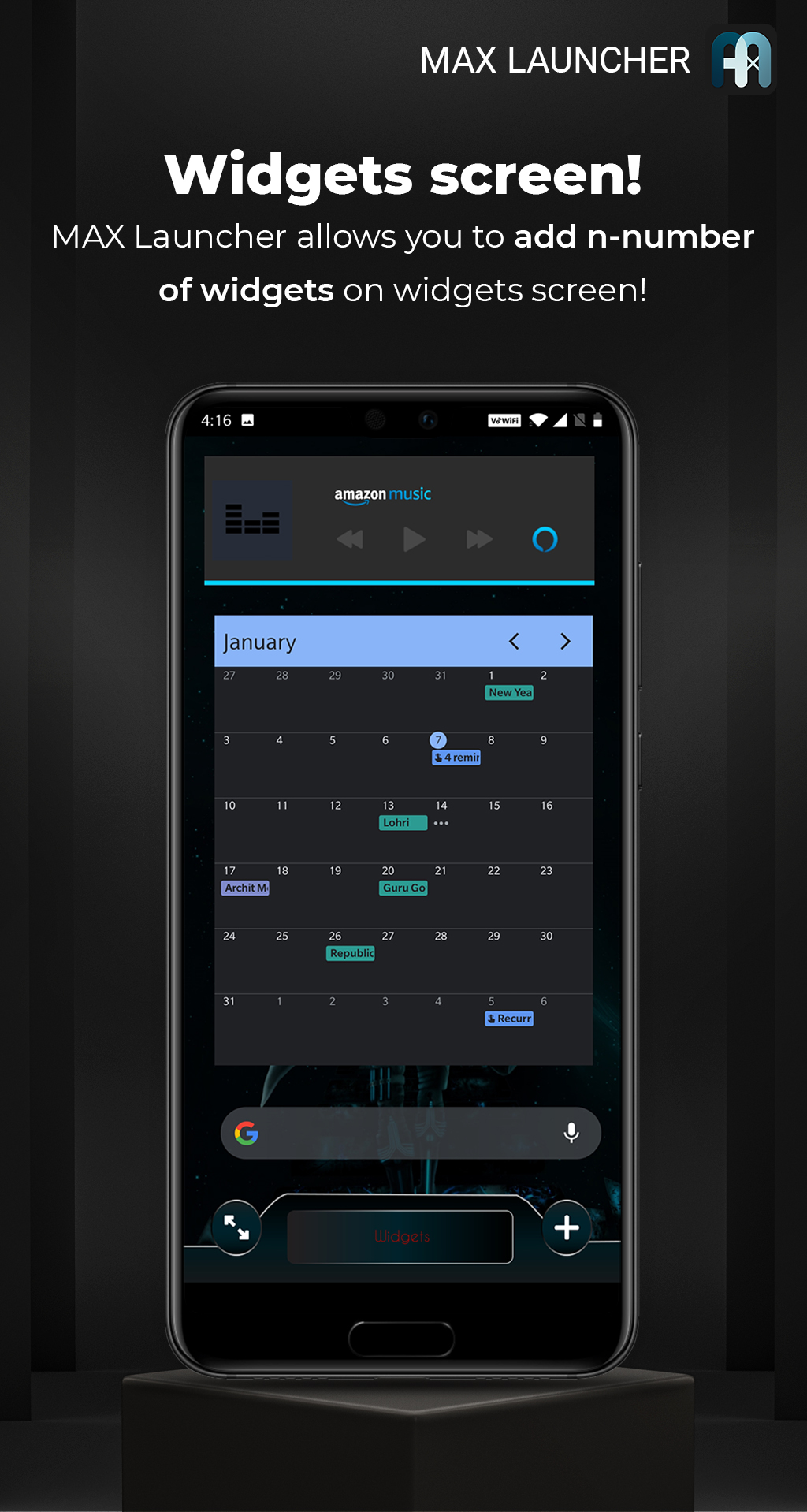 اسکرین شات 7 برنامه Max Launcher Themes Wallpaper