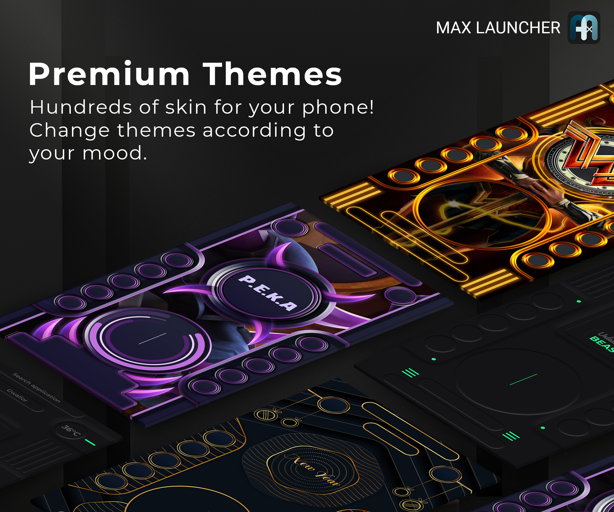 اسکرین شات 8 برنامه Max Launcher Themes Wallpaper