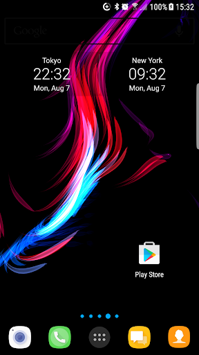 اسکرین شات 3 برنامه AMOLED LiveWallpaper FREE
