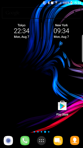 اسکرین شات 6 برنامه AMOLED LiveWallpaper FREE