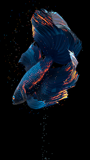اسکرین شات 1 برنامه Betta Fish Live Wallpaper FREE
