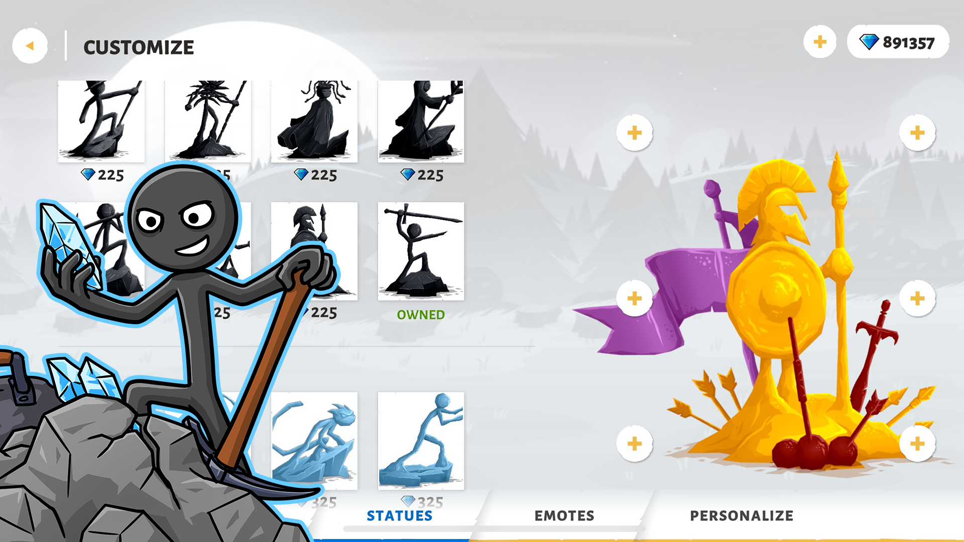 اسکرین شات 4 بازی Stick War: Saga