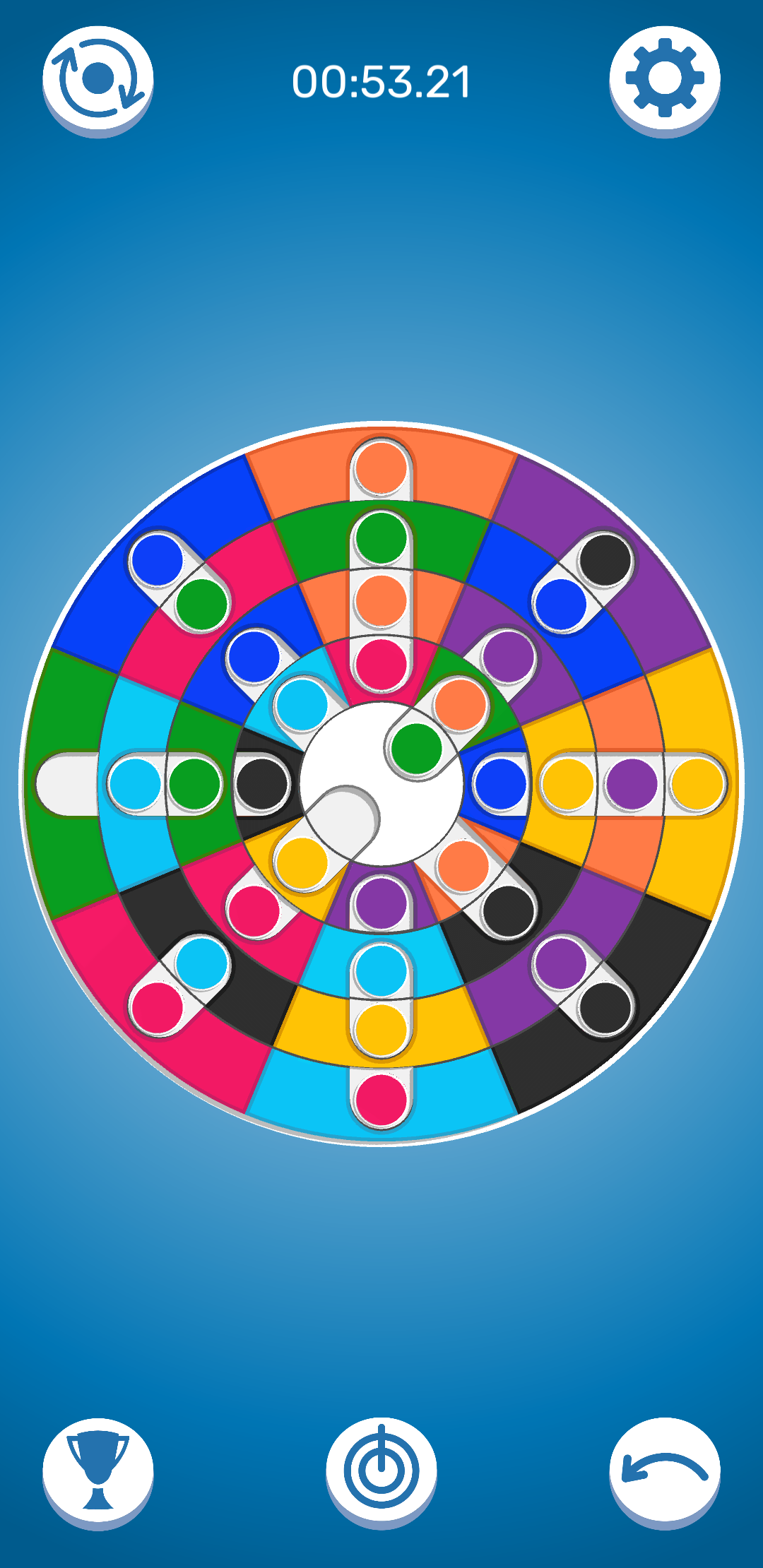 اسکرین شات 6 بازی TROUBLE - Color Spinner Puzzle