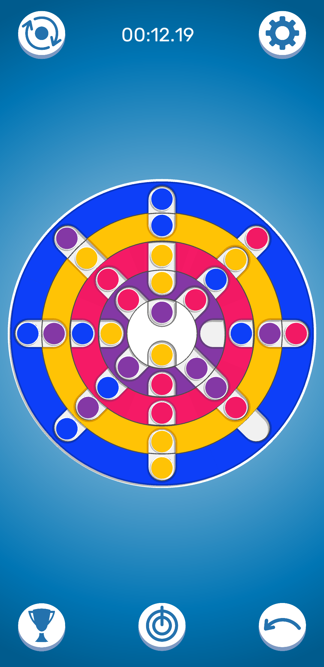 اسکرین شات 5 بازی TROUBLE - Color Spinner Puzzle