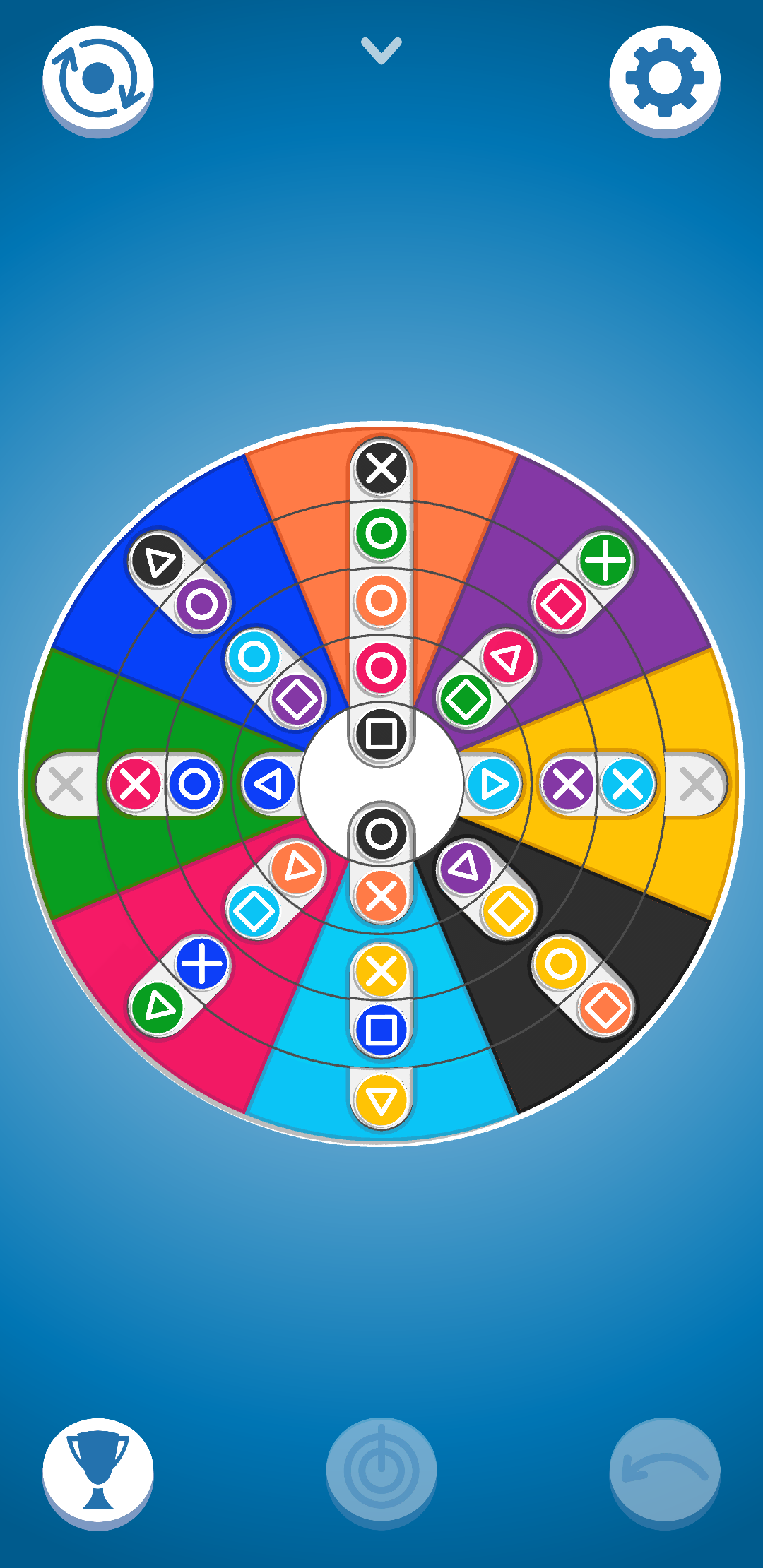 اسکرین شات 3 بازی TROUBLE - Color Spinner Puzzle