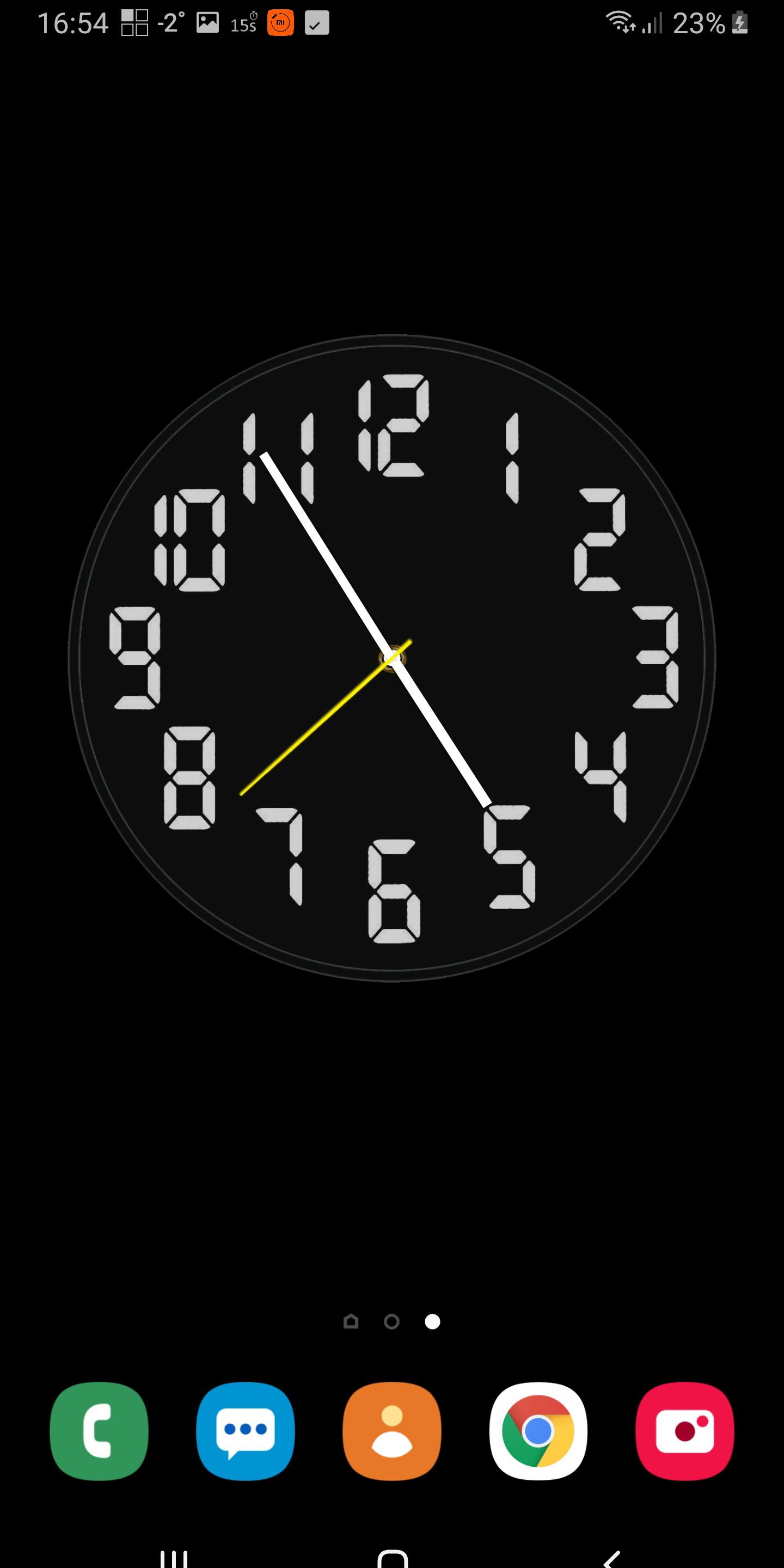 اسکرین شات 6 برنامه Battery Saving Analog Clocks