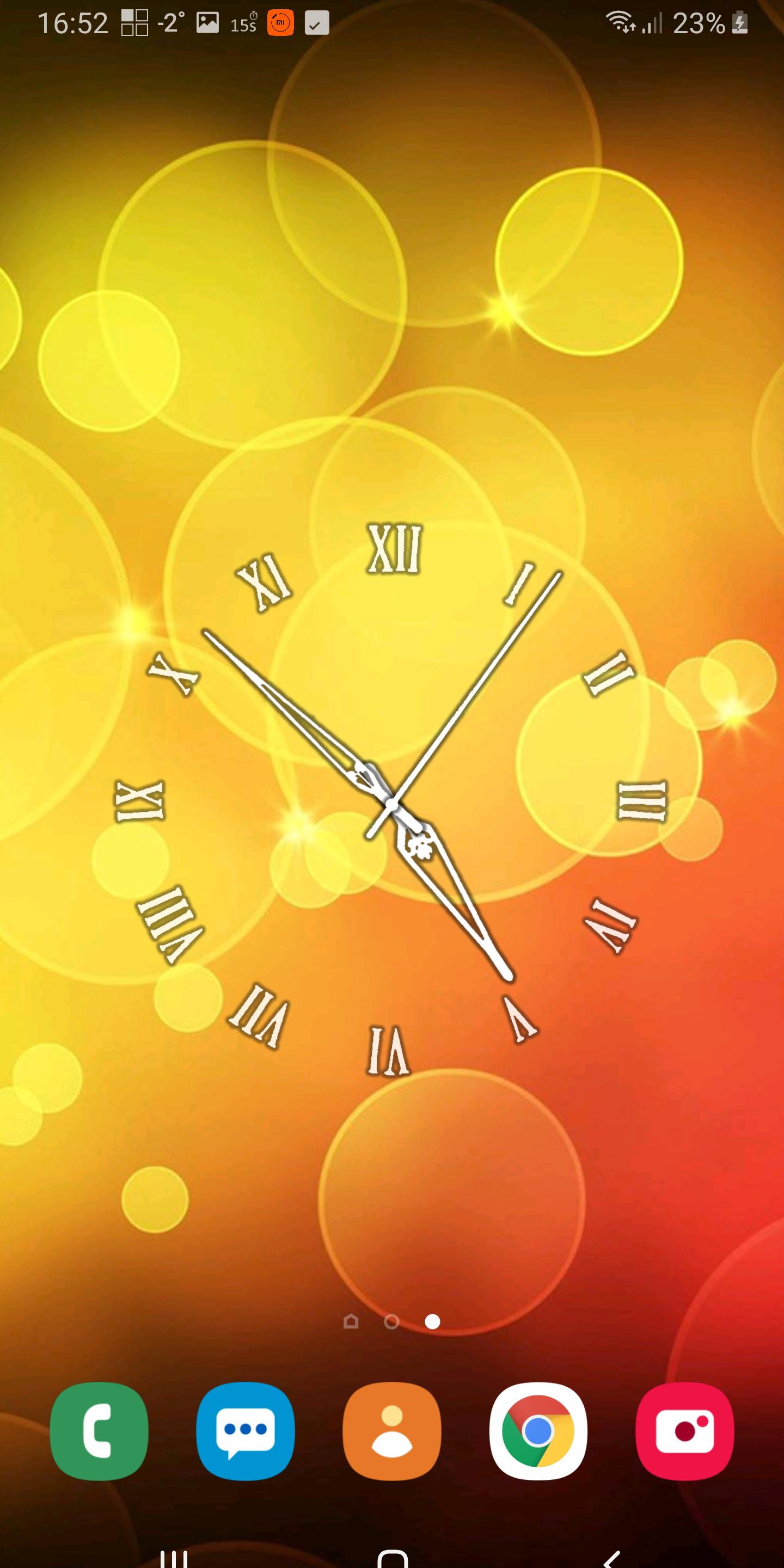 اسکرین شات 7 برنامه Battery Saving Analog Clocks