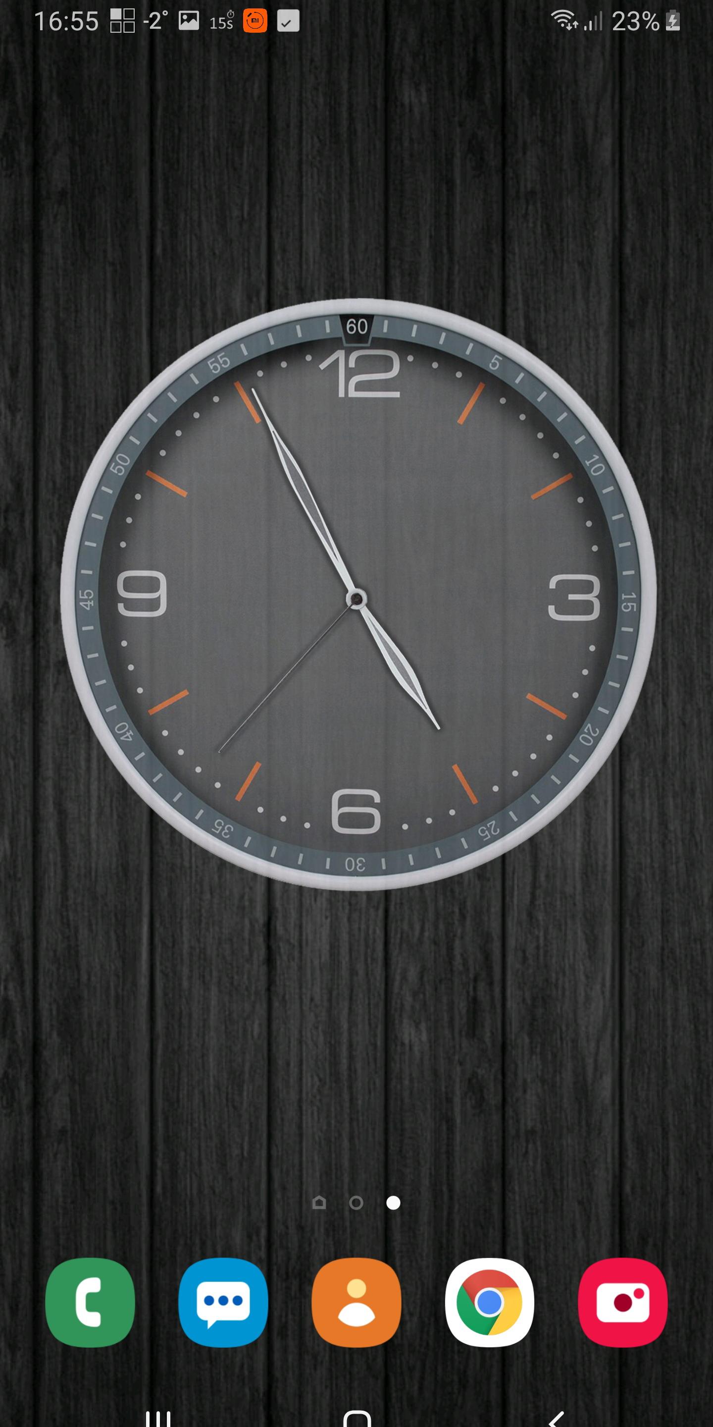 اسکرین شات 5 برنامه Battery Saving Analog Clocks