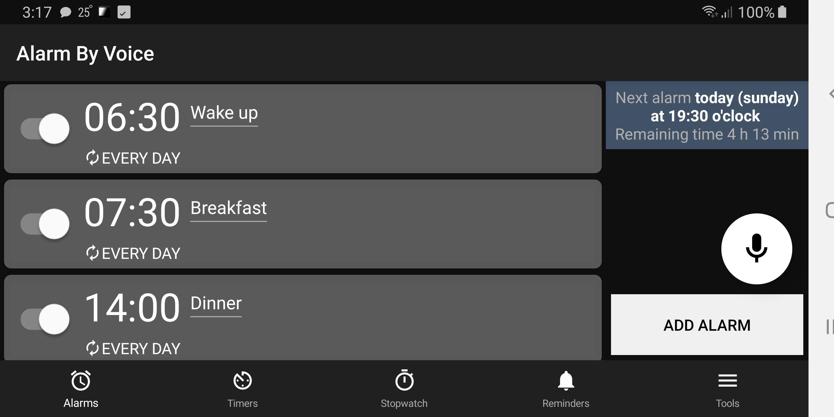 اسکرین شات 5 برنامه Awoka - smart alarm, timer