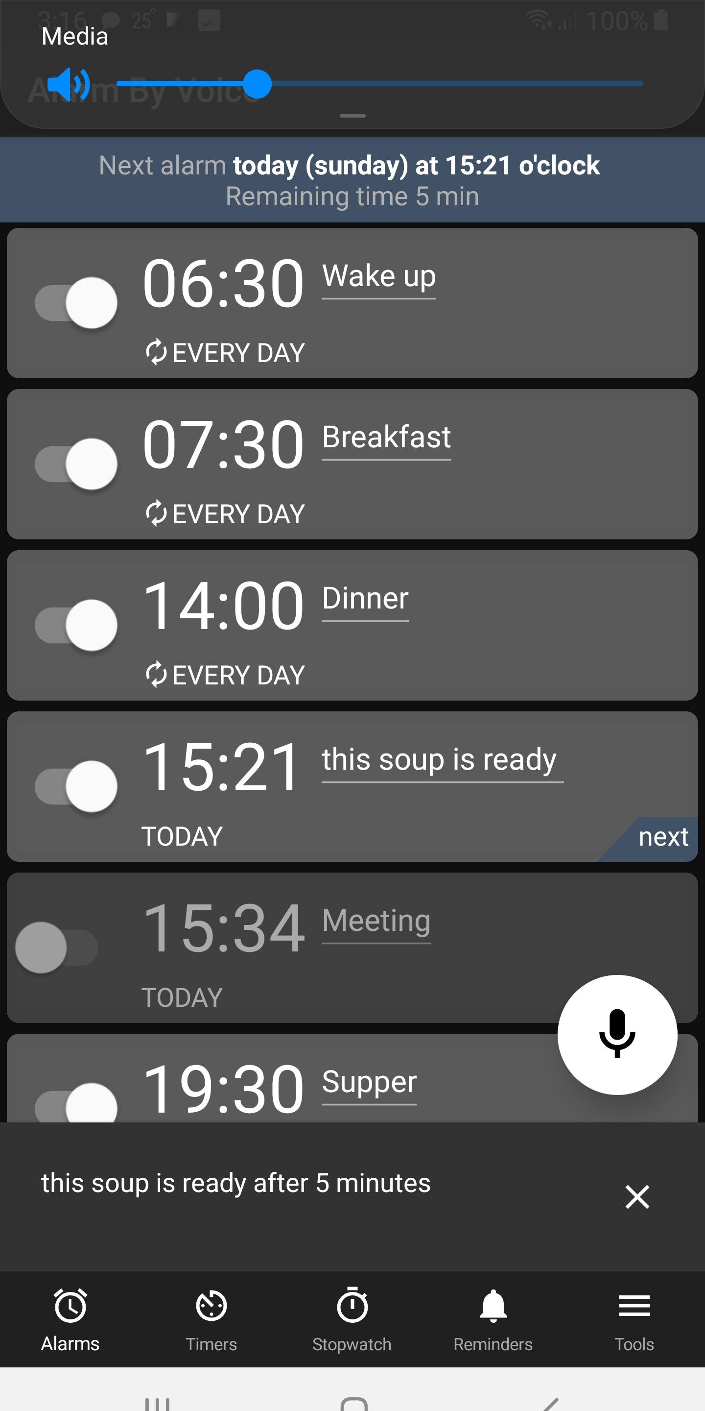 اسکرین شات 3 برنامه Awoka - smart alarm, timer