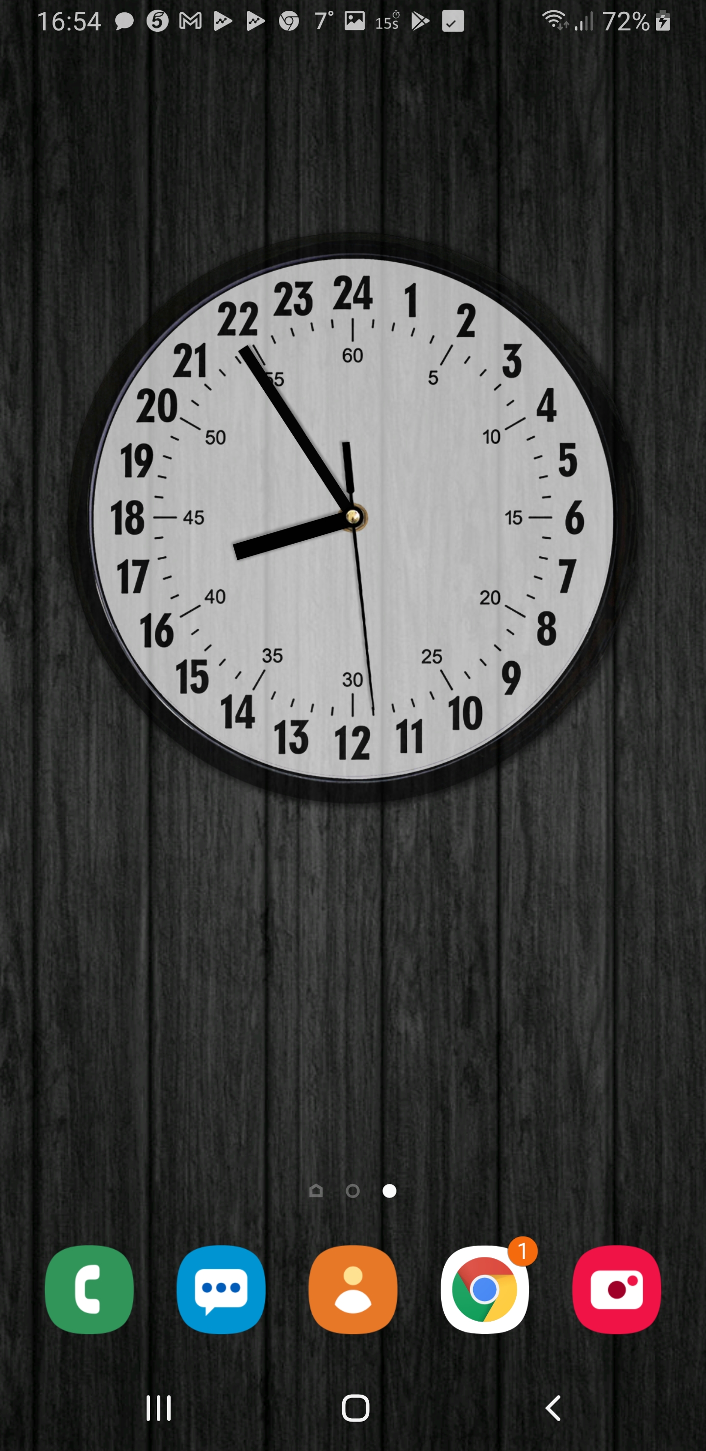 اسکرین شات 4 برنامه 24-Hours Clockfaces Pack