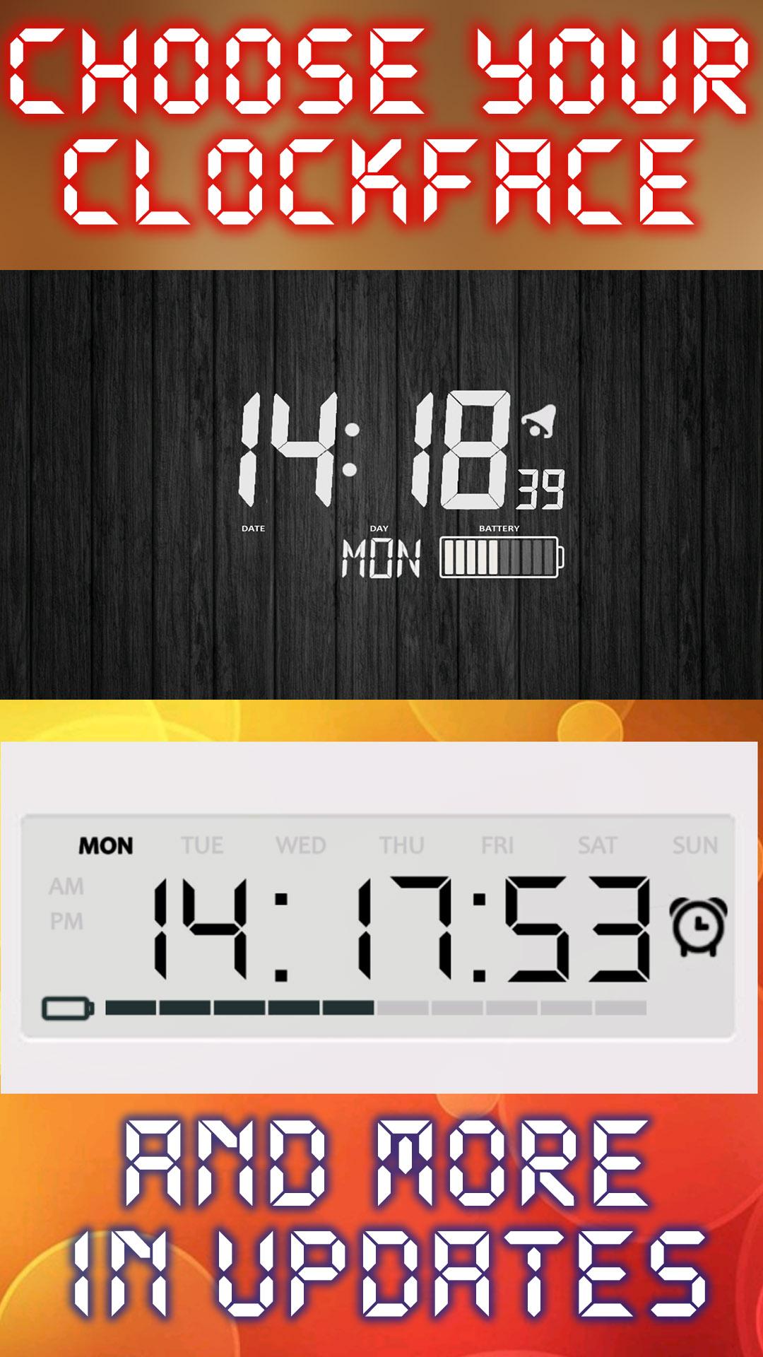 اسکرین شات 3 برنامه Battery Saving Digital Clocks