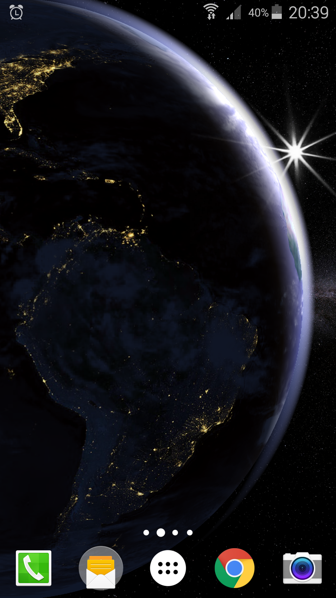 اسکرین شات 4 برنامه Earth Planet 3D Live Wallpaper
