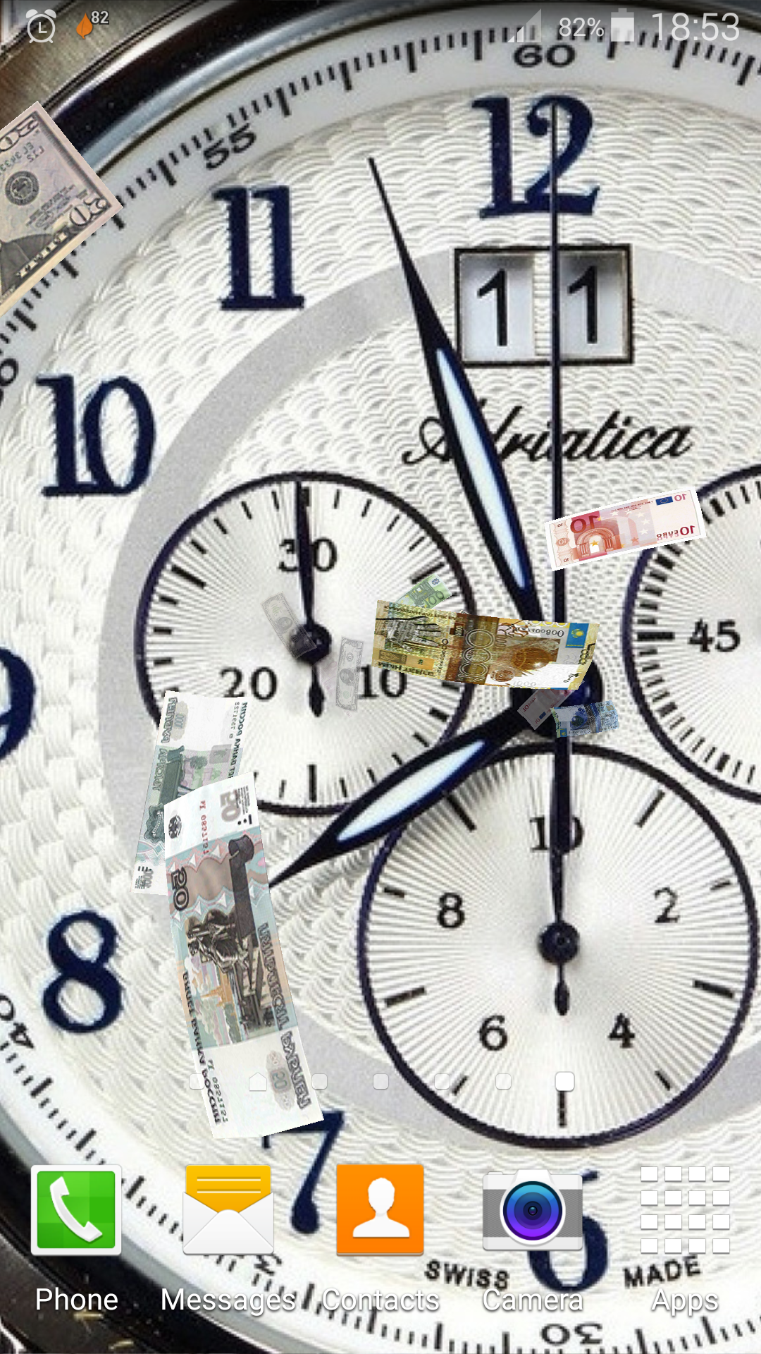 اسکرین شات 8 برنامه Falling Money Live Wallpaper