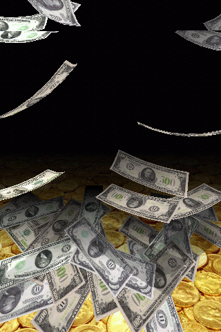 اسکرین شات 6 برنامه Falling Money Live Wallpaper