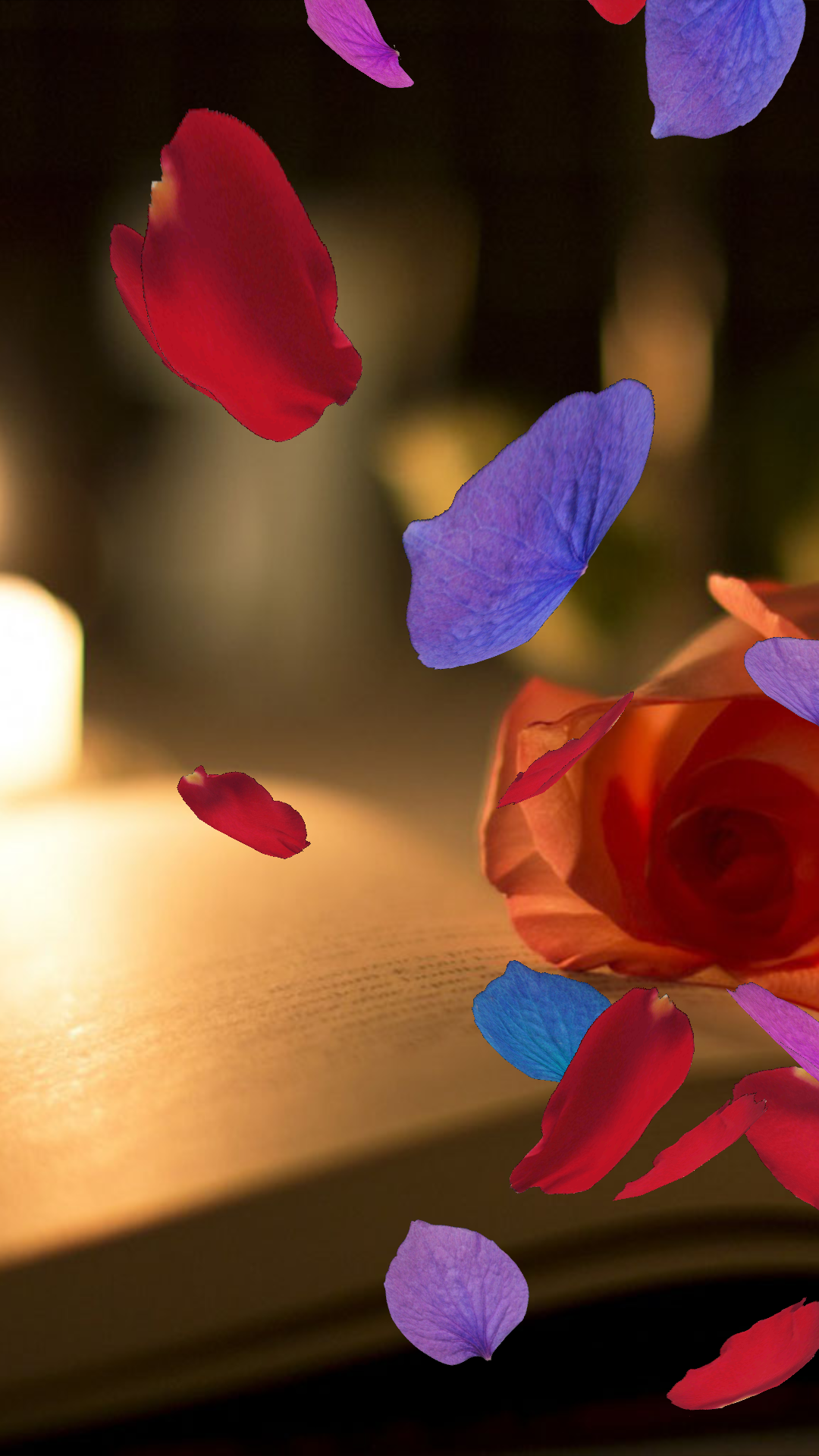 اسکرین شات 1 برنامه Falling Petals Live Wallpaper