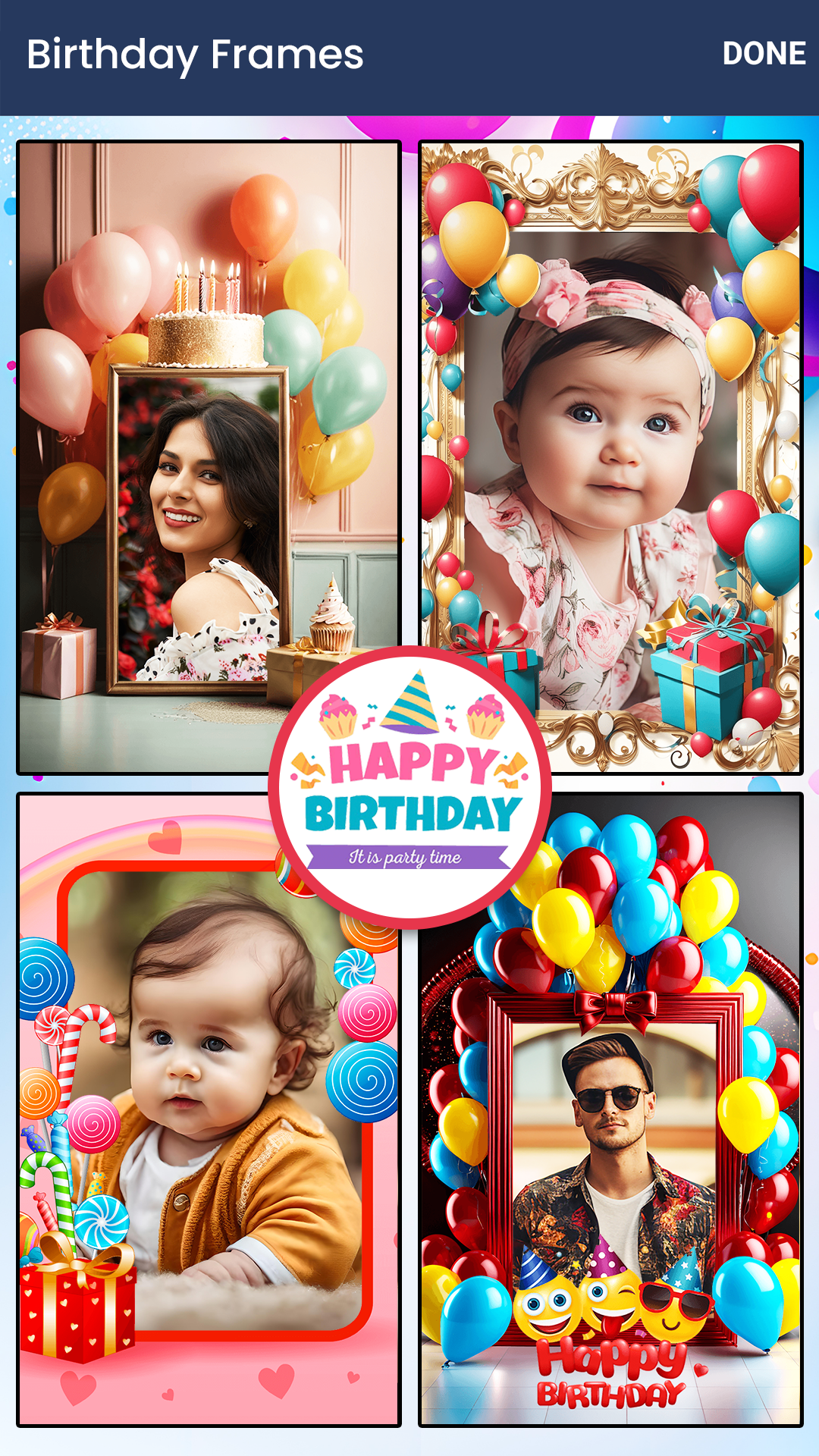 اسکرین شات 5 برنامه Happy birthday wishes 2025