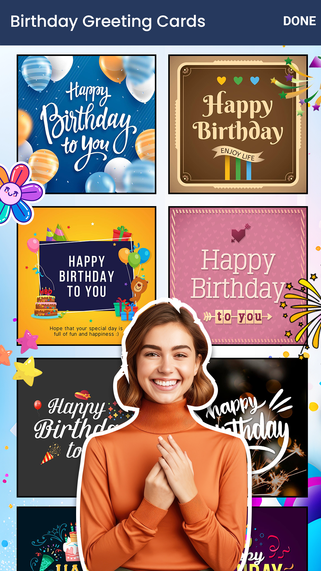 اسکرین شات 4 برنامه Happy birthday wishes 2025