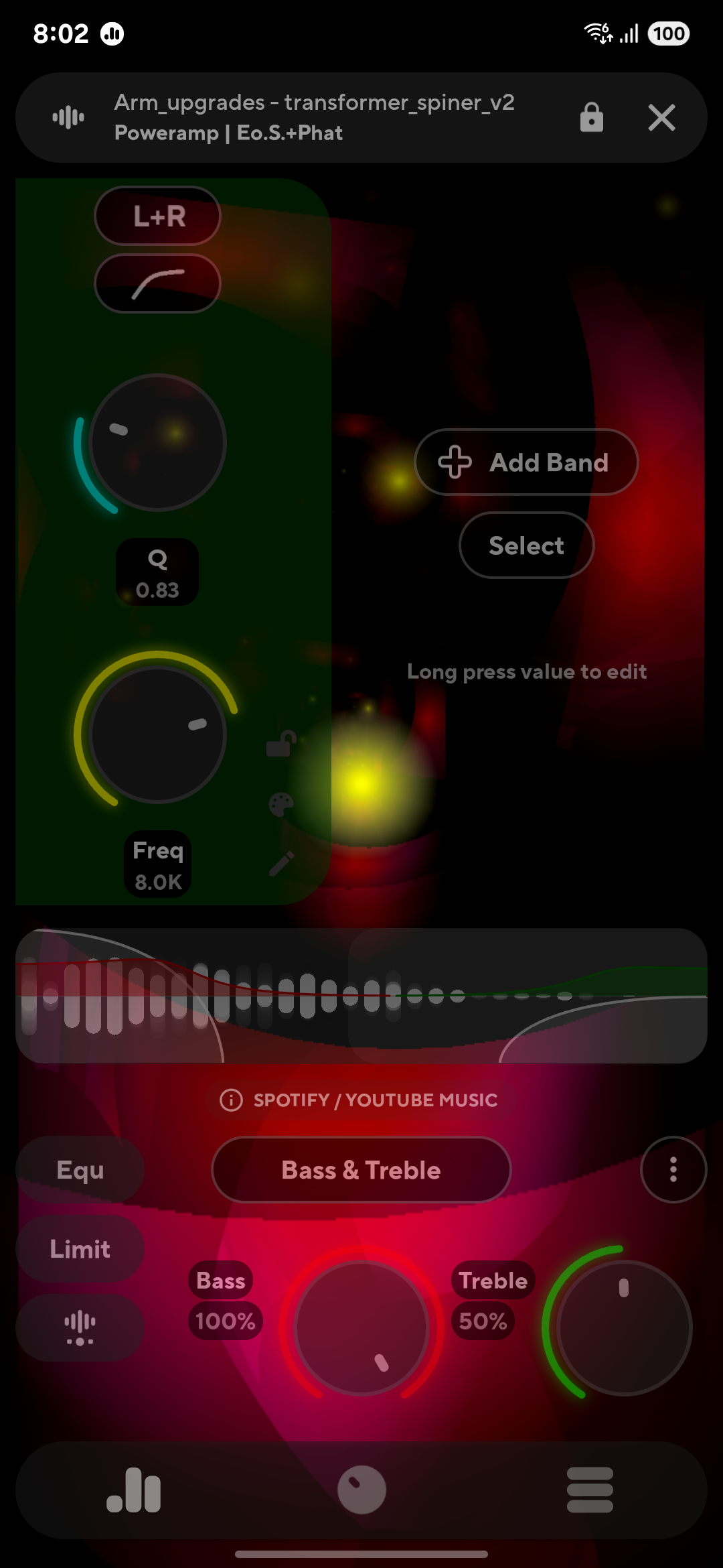 اسکرین شات 8 برنامه Poweramp Equalizer