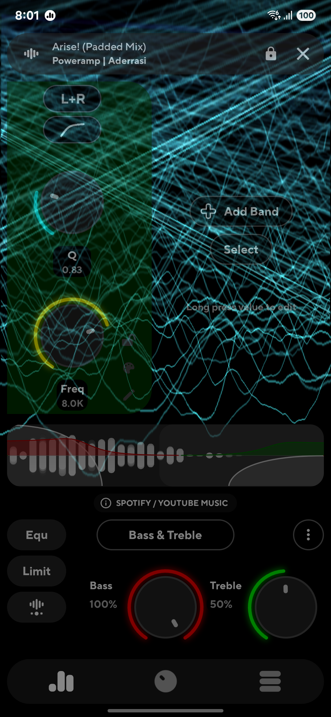 اسکرین شات 7 برنامه Poweramp Equalizer