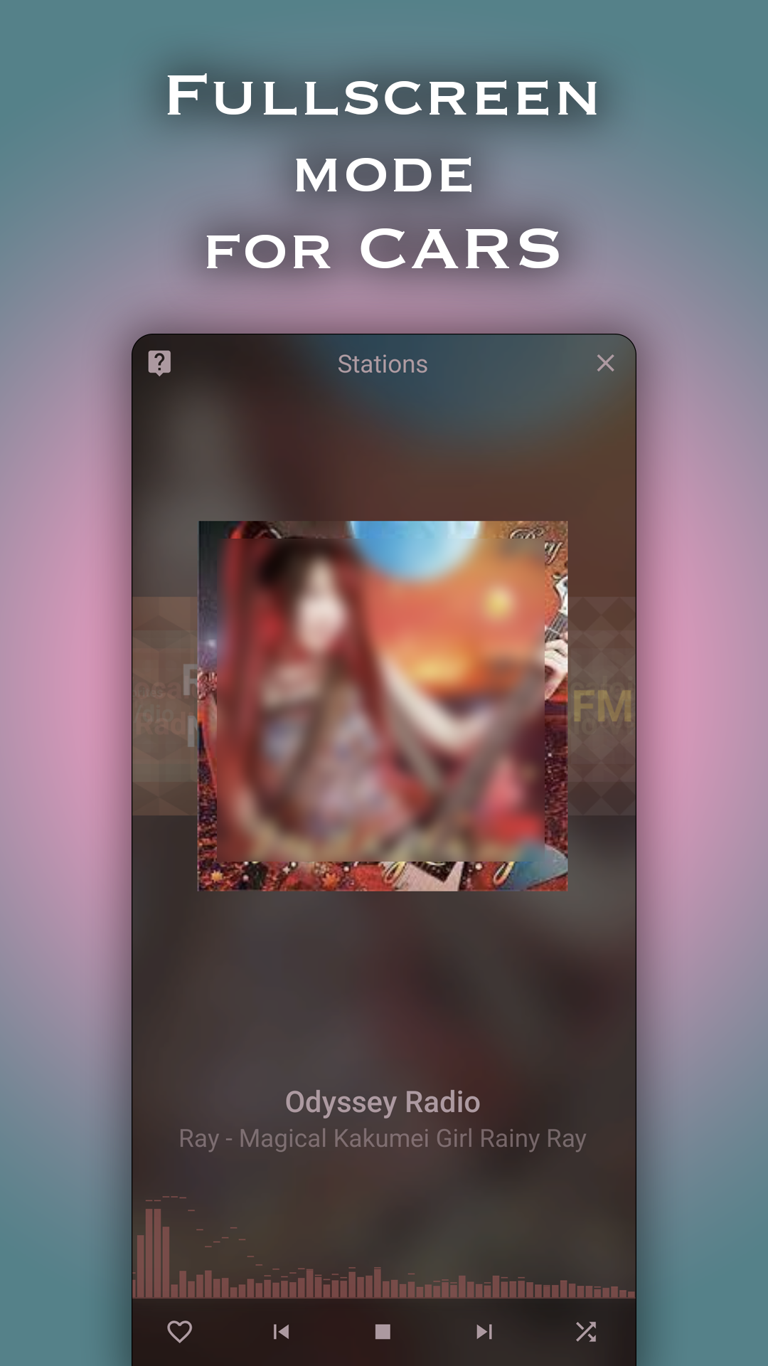 اسکرین شات 5 برنامه Anime Music Radio J-pop J-rock