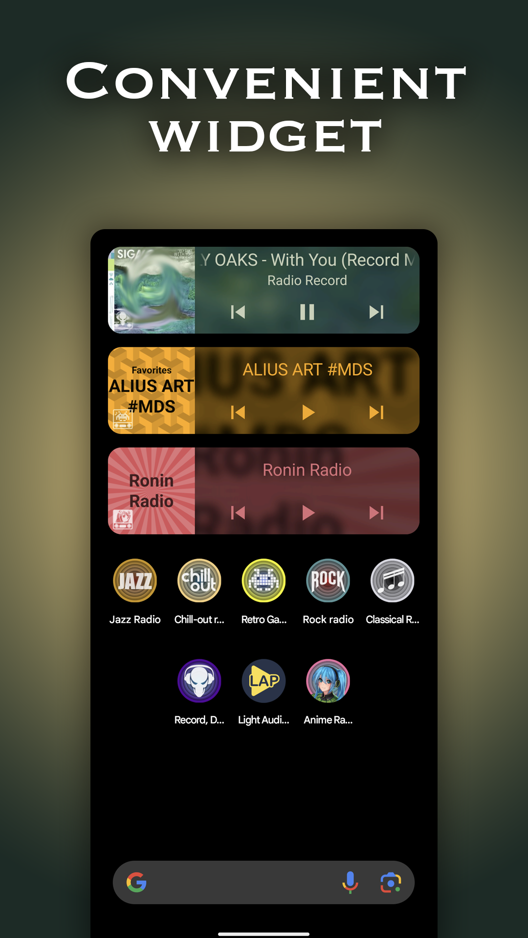 اسکرین شات 6 برنامه Chillout & Lounge music radio