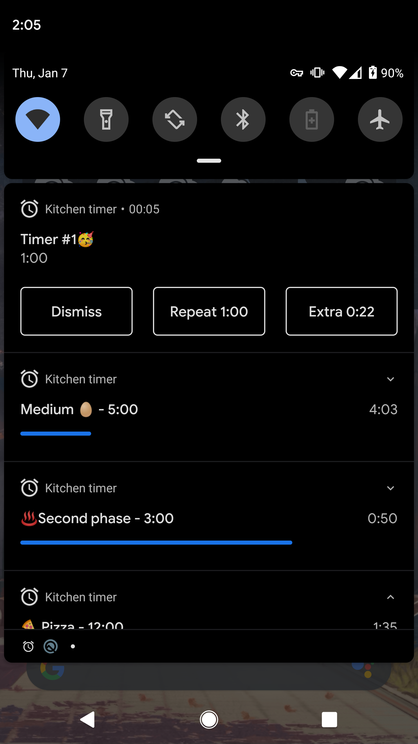 اسکرین شات 7 برنامه Kitchen Multi-Timer