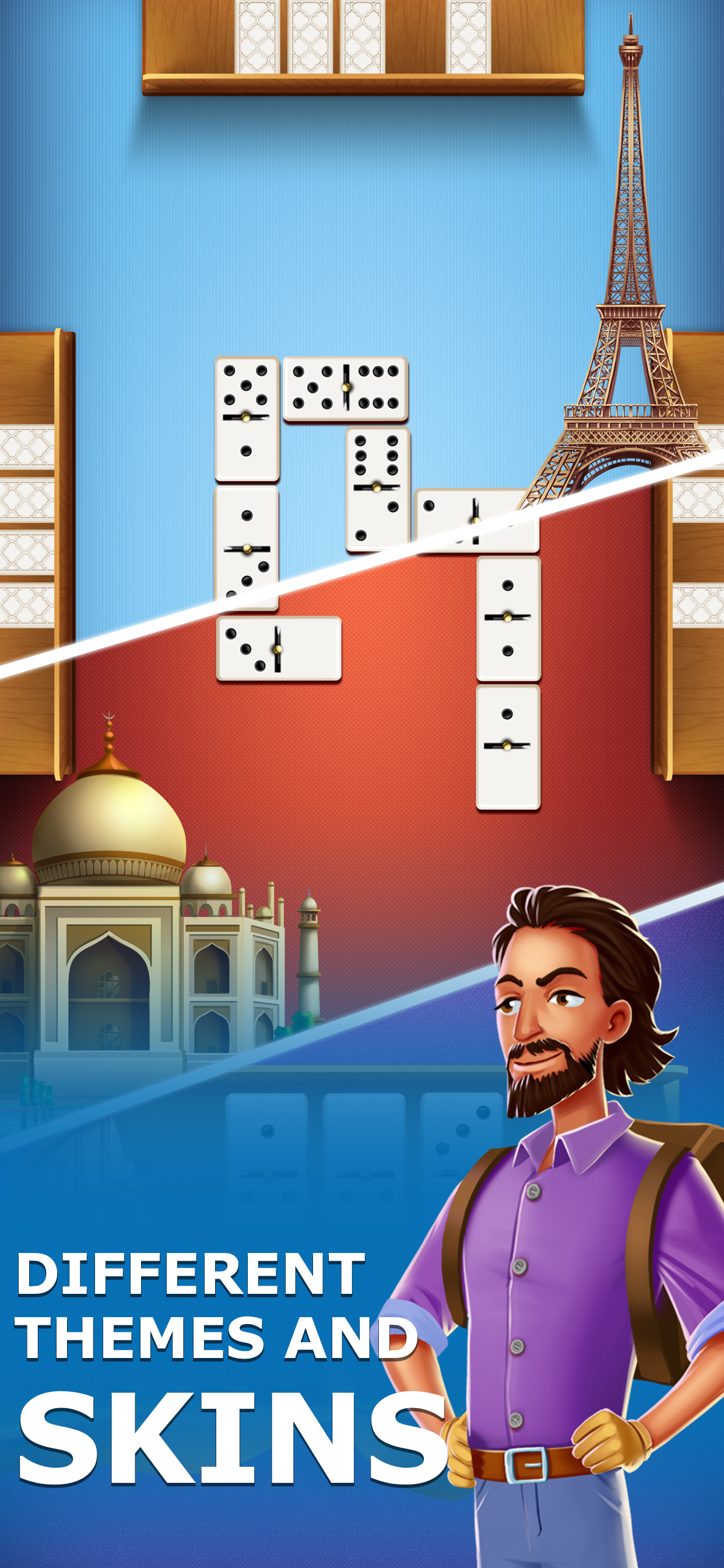 اسکرین شات 4 بازی Dominoes Pro Offline or Online