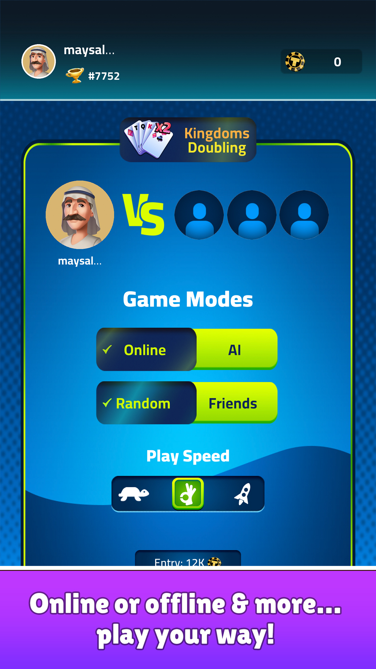 اسکرین شات 3 بازی Trix King of Hearts Card Game