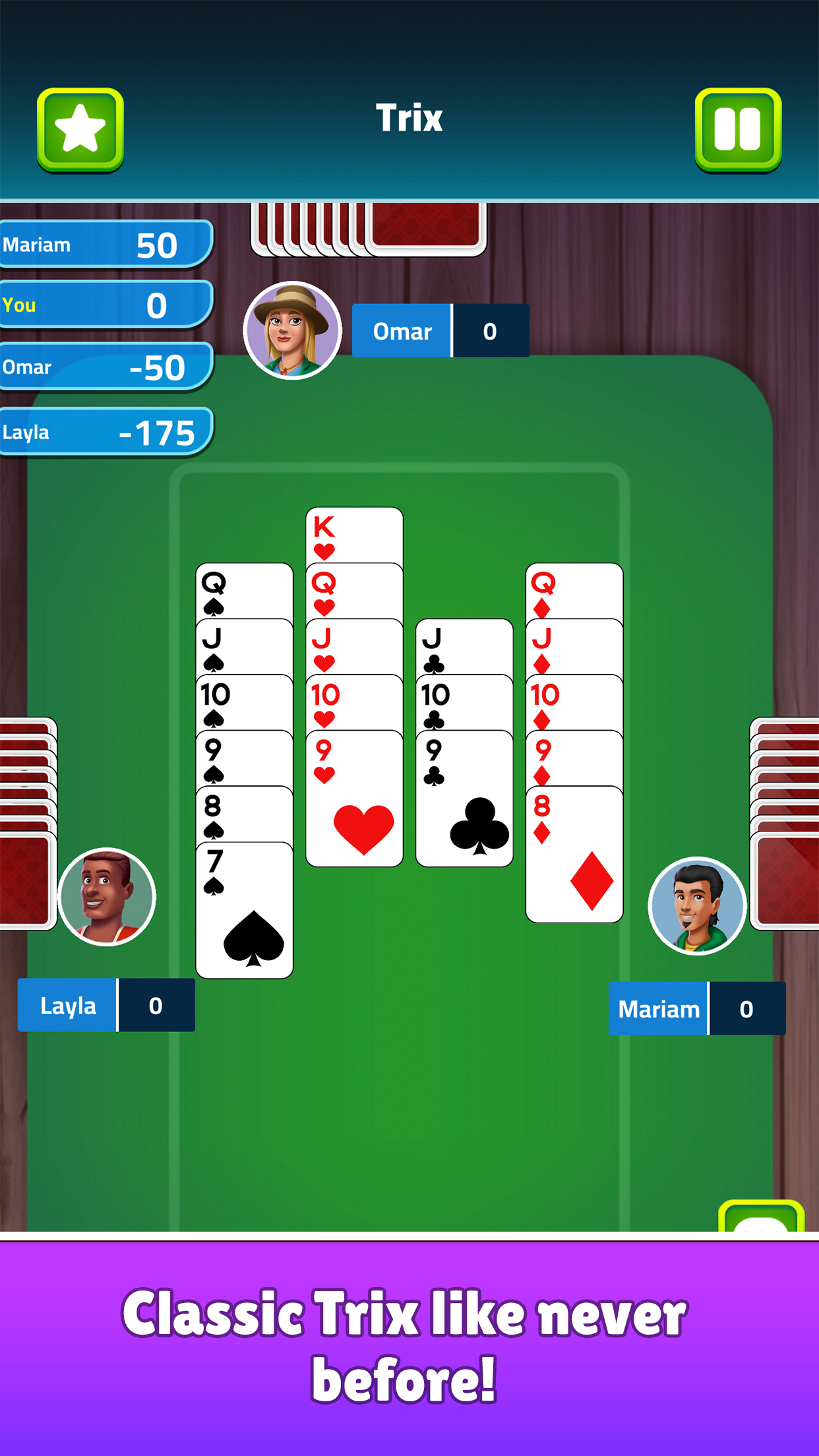 اسکرین شات 1 بازی Trix King of Hearts Card Game