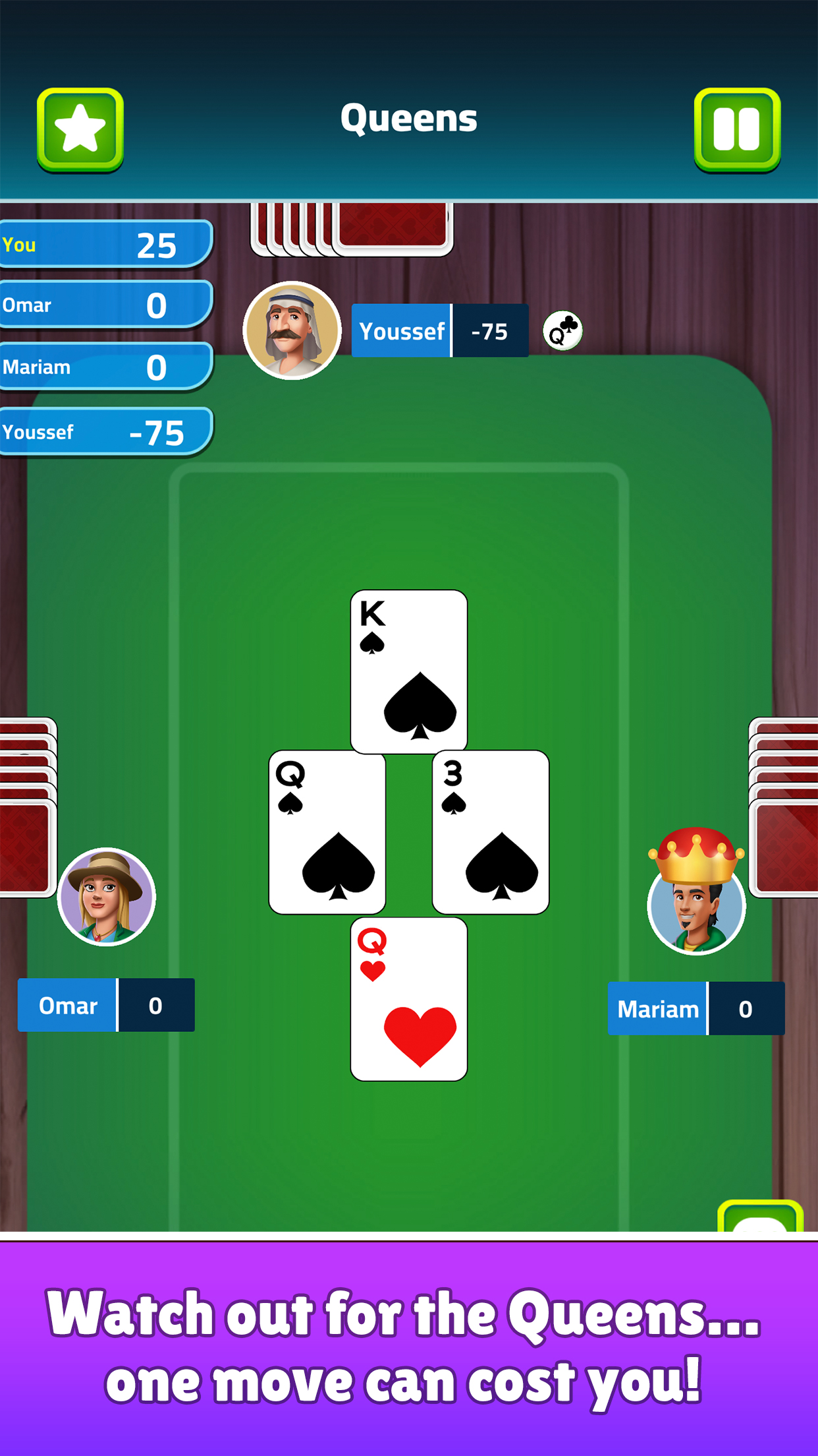 اسکرین شات 4 بازی Trix King of Hearts Card Game