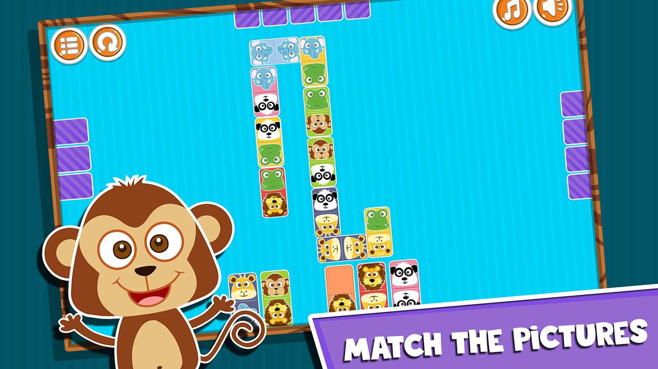 اسکرین شات 1 بازی Dominoes Kids