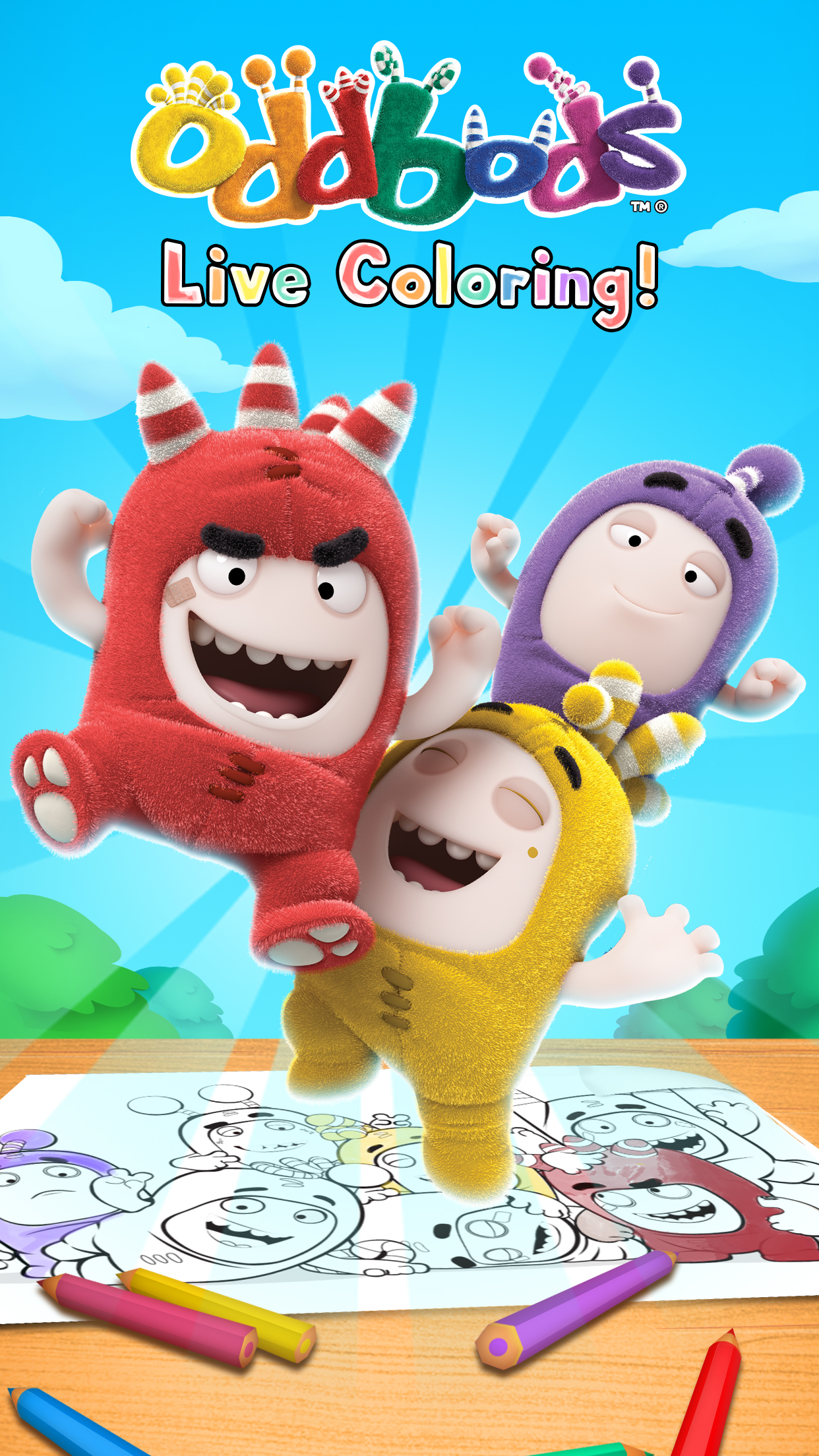 اسکرین شات 6 بازی Oddbods Live Coloring (AR)