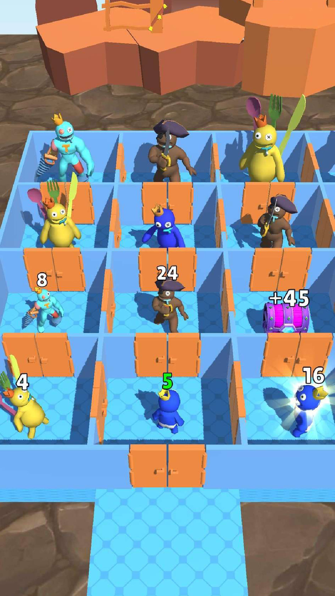 اسکرین شات 4 بازی Rainbow Monster - Room Maze
