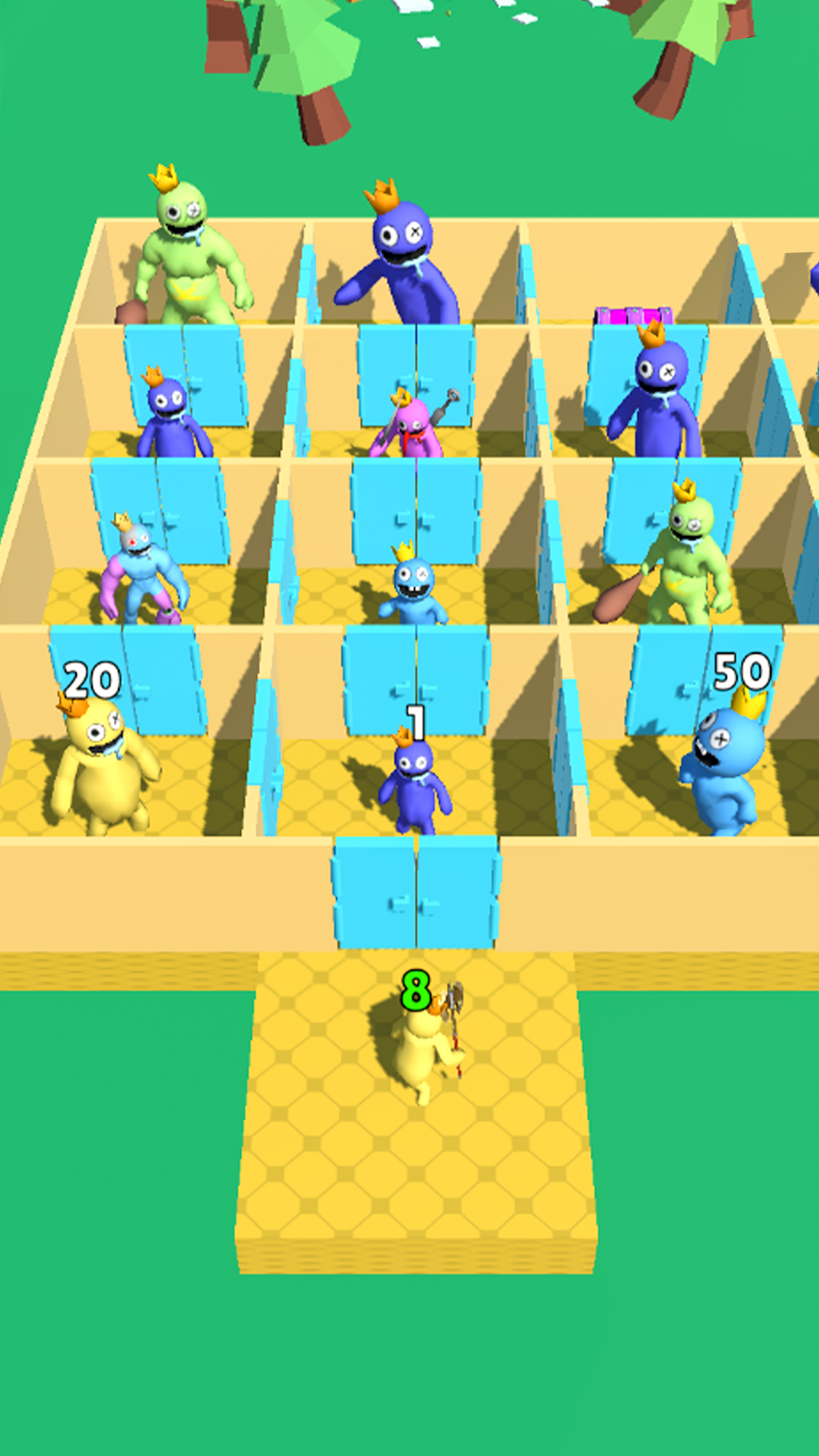 اسکرین شات 6 بازی Rainbow Monster - Room Maze