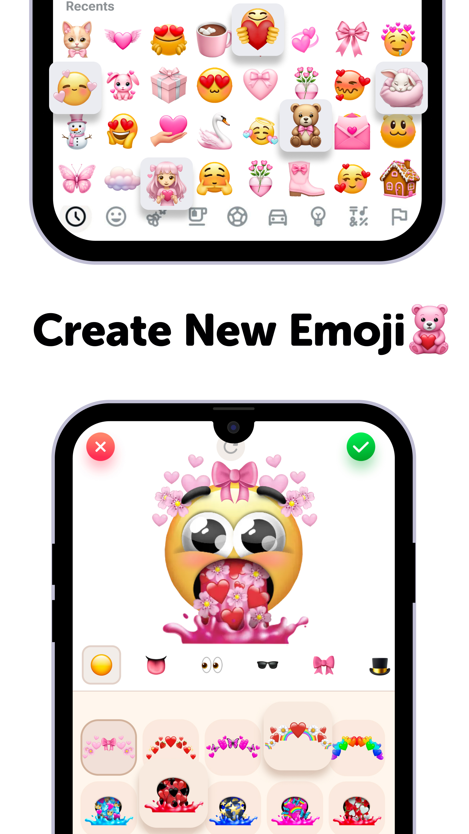 اسکرین شات 1 برنامه Emoji Up genmoji sticker maker