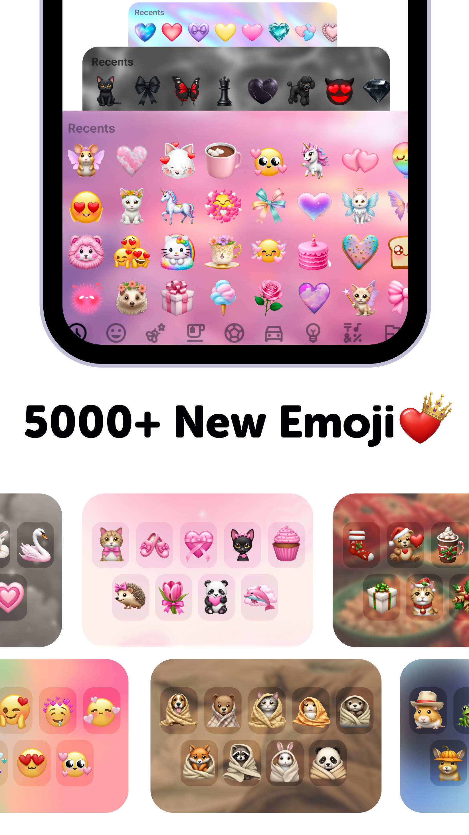 اسکرین شات 2 برنامه Emoji Up genmoji sticker maker