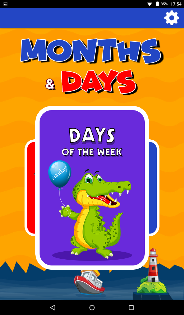 اسکرین شات 2 برنامه Learn Months and Days