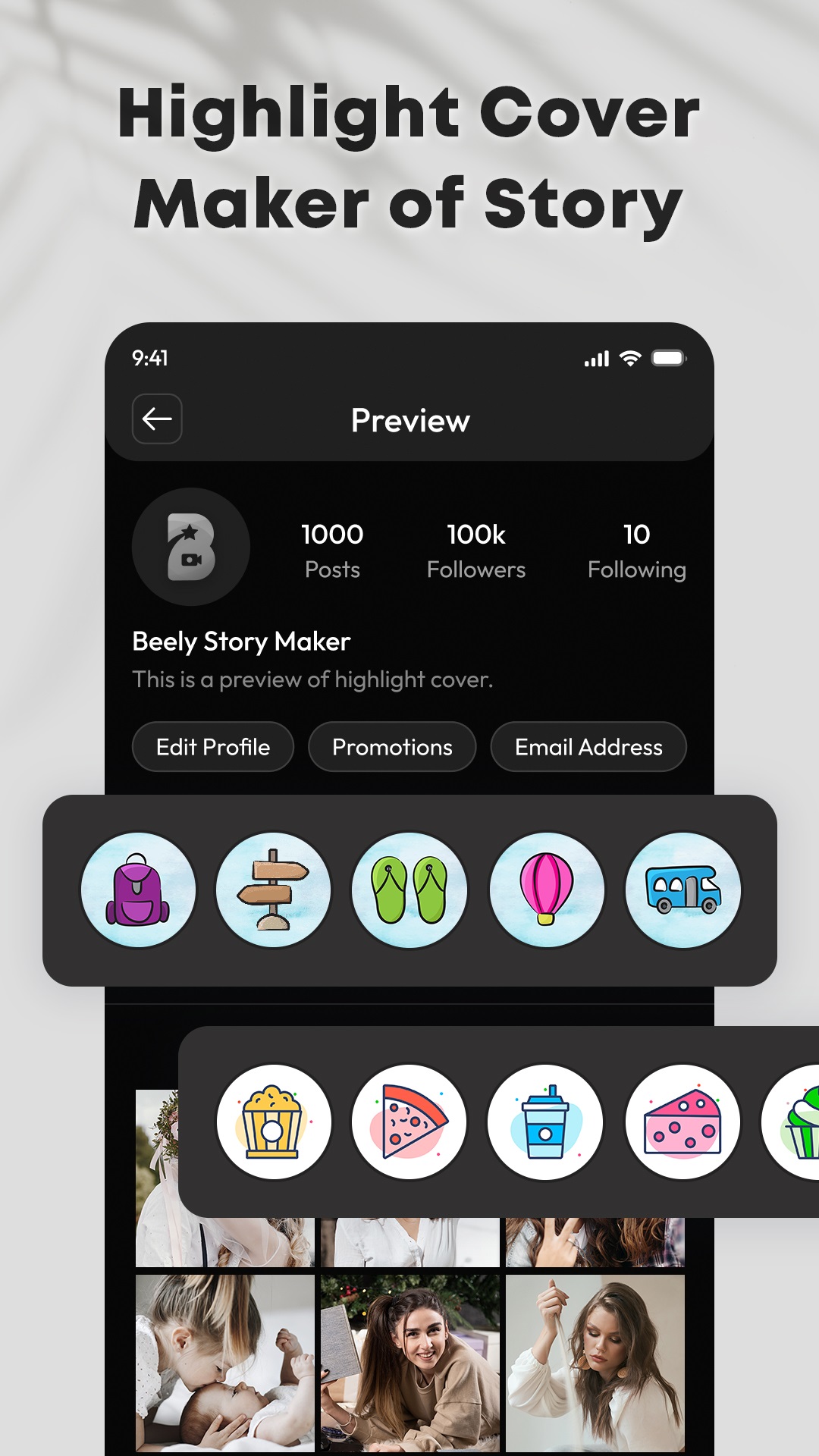 اسکرین شات 7 برنامه Beely Story Maker & Editor App