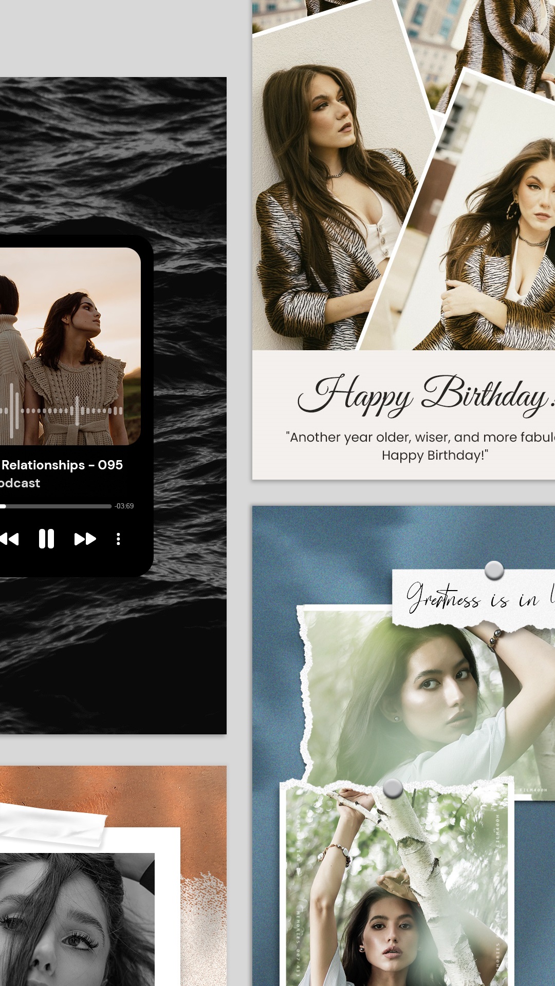 اسکرین شات 2 برنامه Beely Story Maker & Editor App