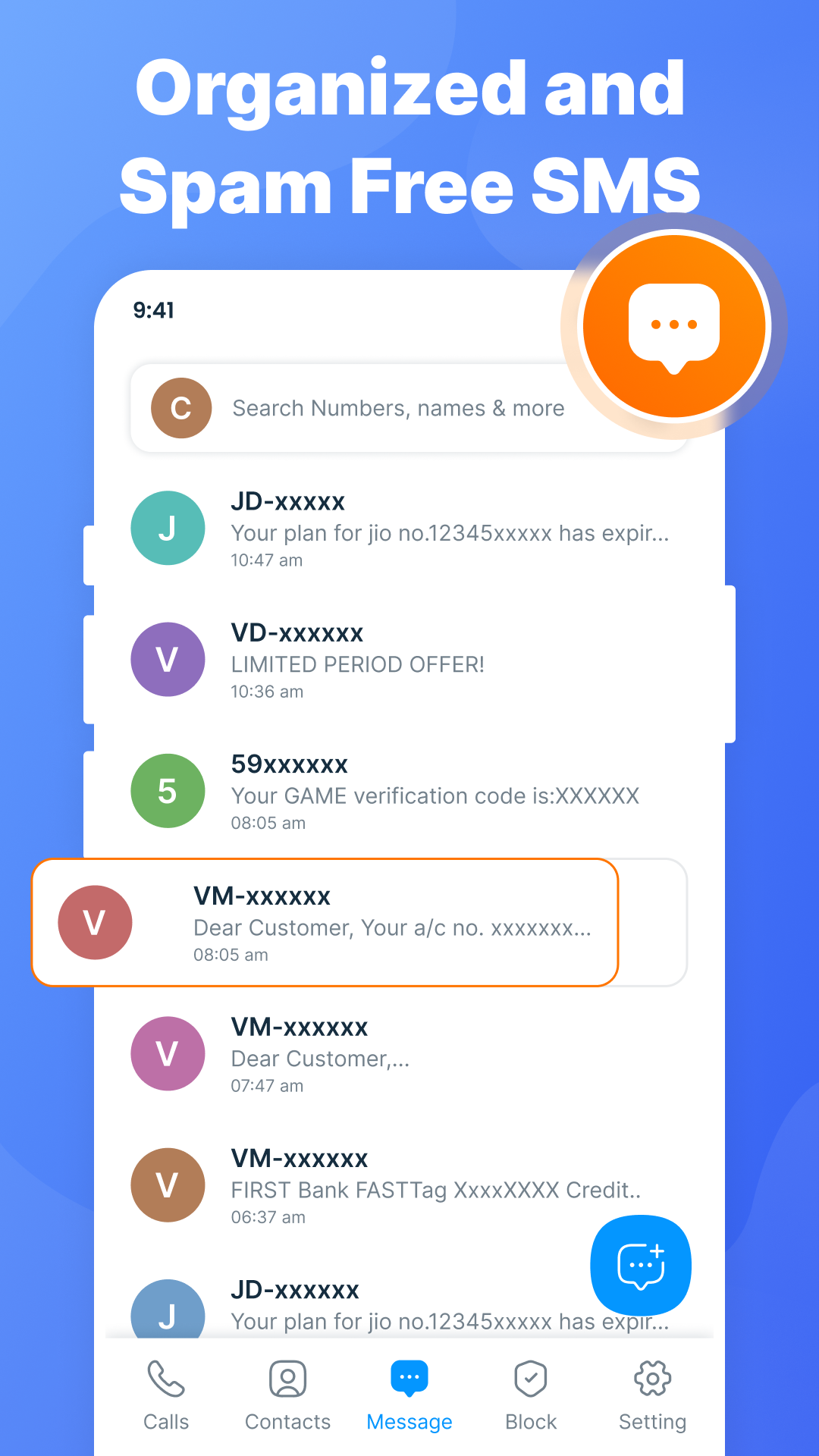 اسکرین شات 8 برنامه Caller Id: Dialer, SMS & Block