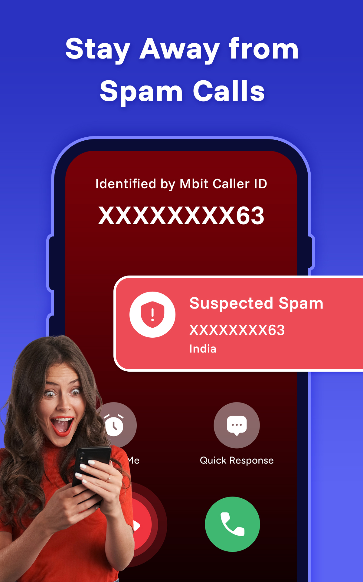 اسکرین شات 2 برنامه Caller ID & Spam Call Blocker
