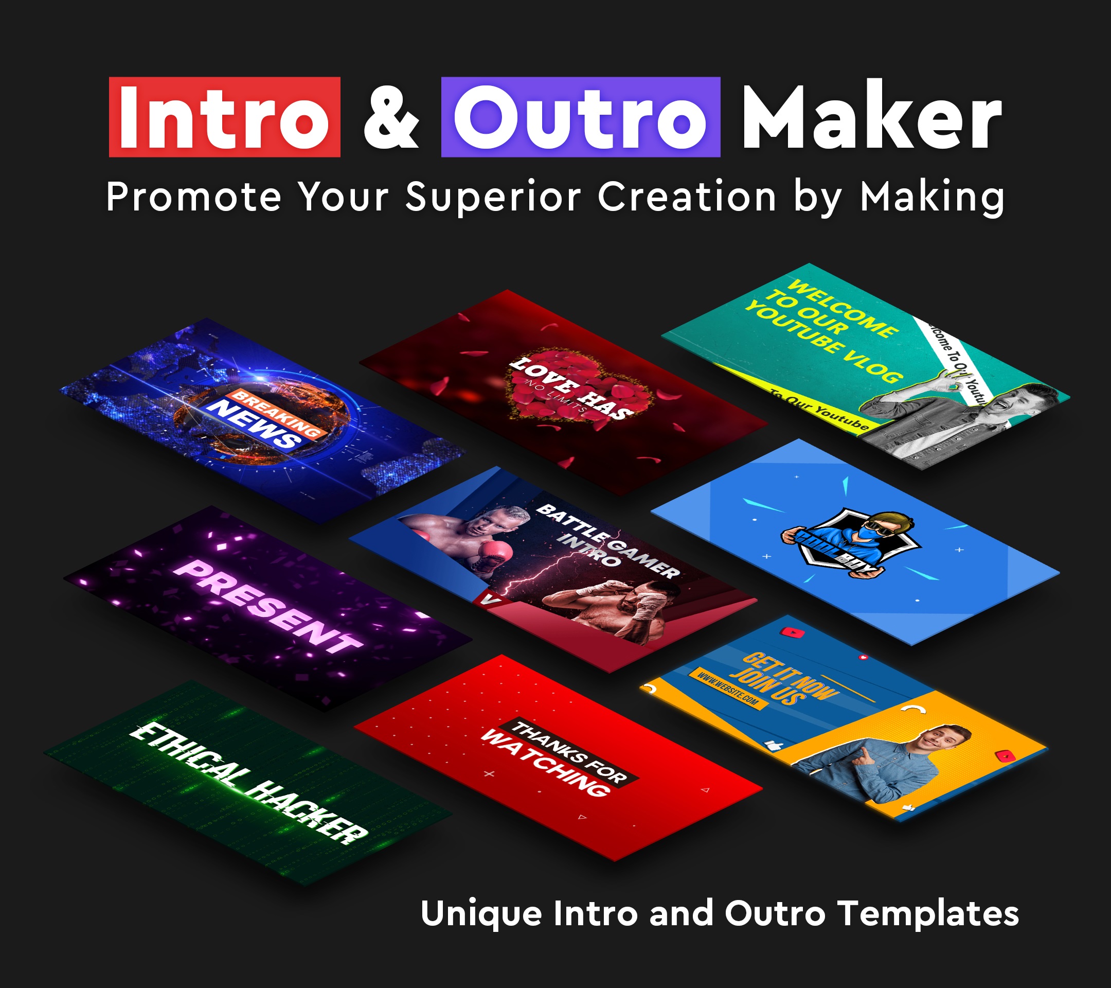 اسکرین شات 8 برنامه Intro Promo Video Maker Introz