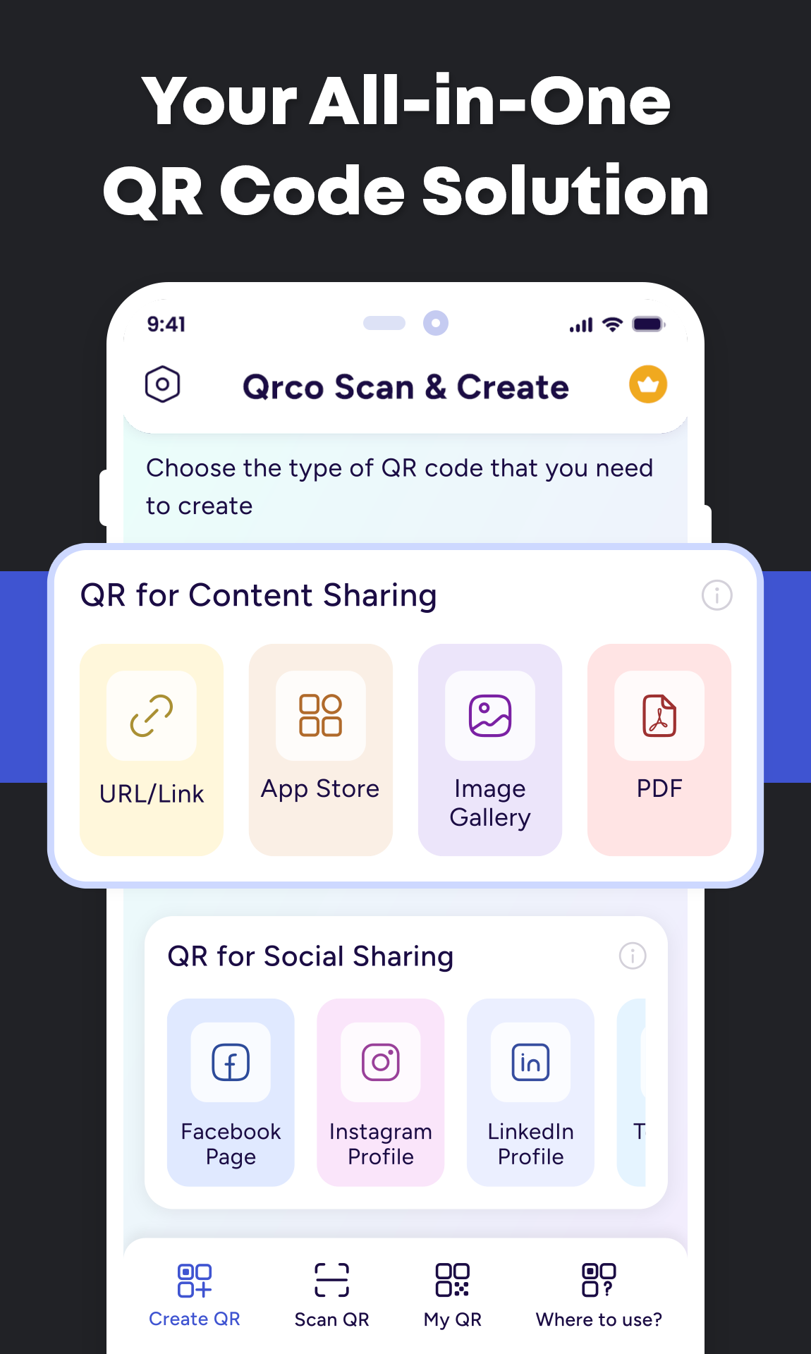 اسکرین شات 4 برنامه QR Code Generator & Scanner