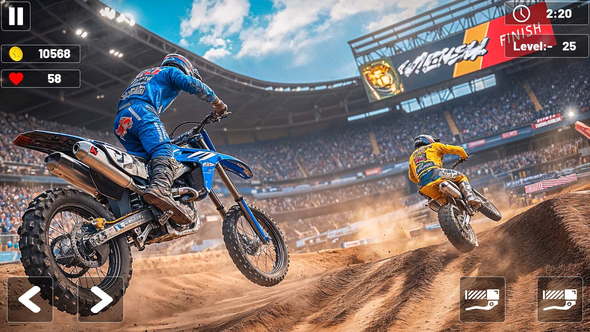 اسکرین شات 3 برنامه Mx Motocross Racing Games