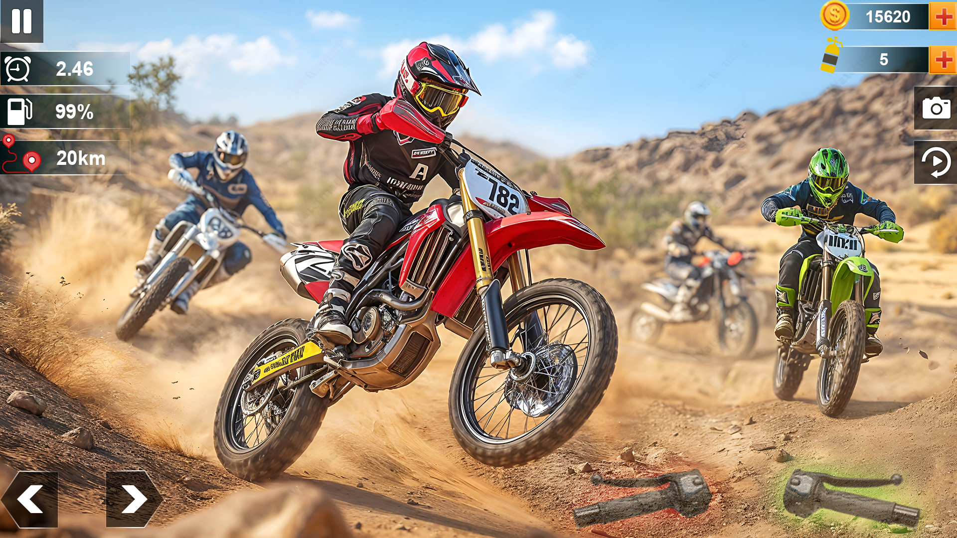 اسکرین شات 5 برنامه Mx Motocross Racing Games