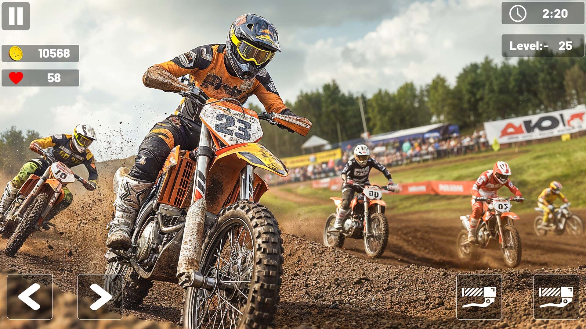 اسکرین شات 1 برنامه Mx Motocross Racing Games